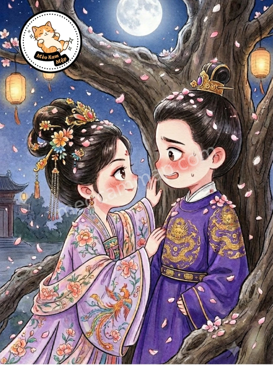 Chim Khách Đậu Cành Vàng
