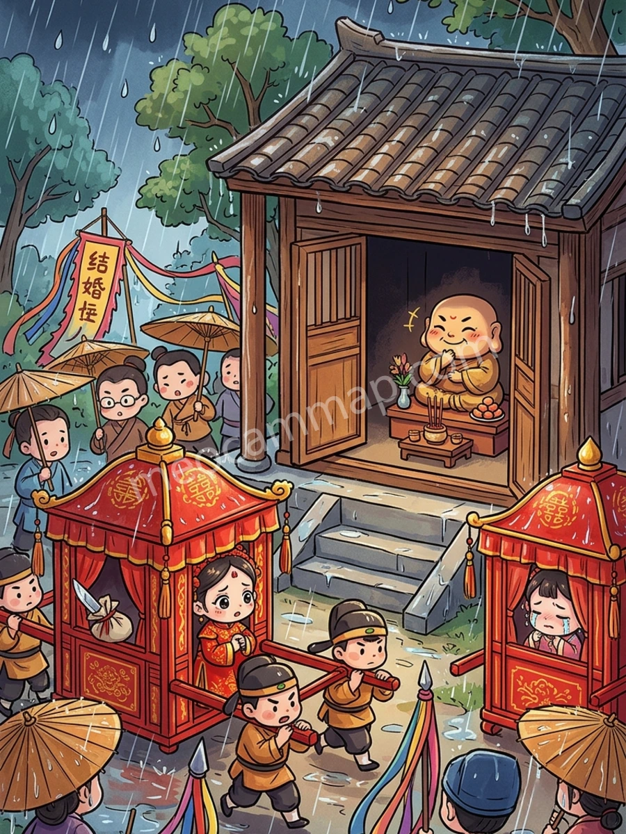 Kiệu Hoa Tráo Nhầm, Con Gái Đồ Tể Gả Vào Nhà Diêm La Sống