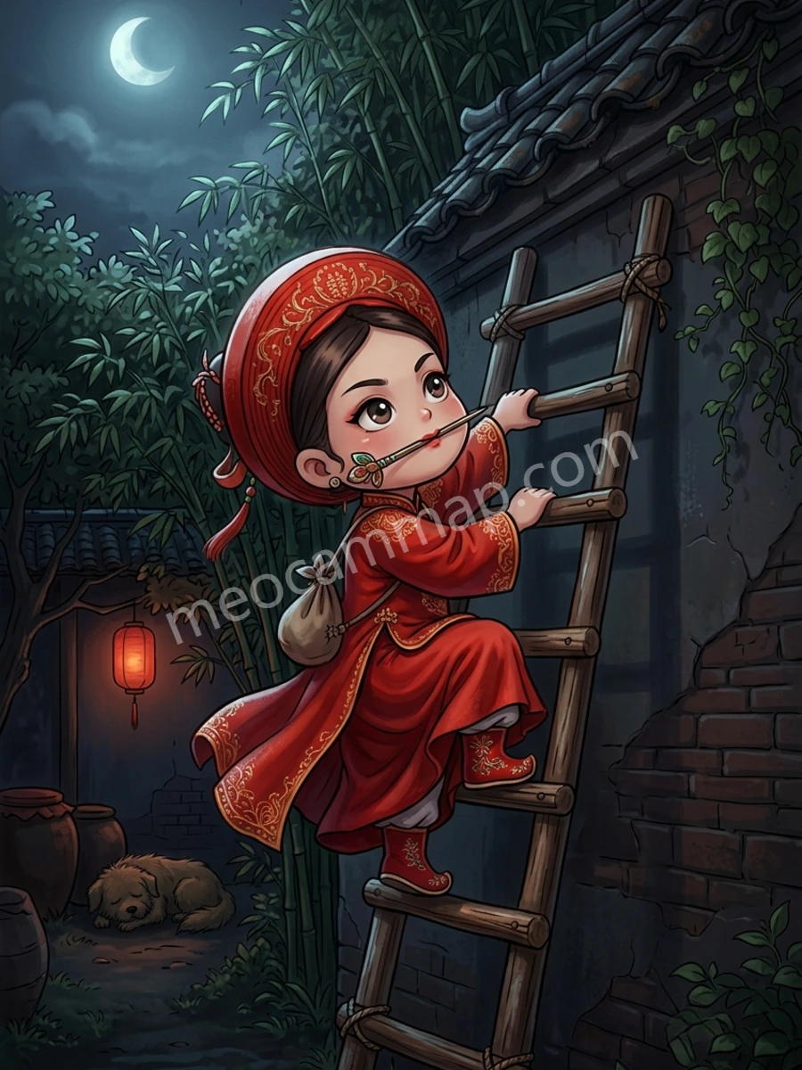 Đêm Tân Hôn Chàng Trèo Tường Bỏ Trốn, Ta Trèo Theo