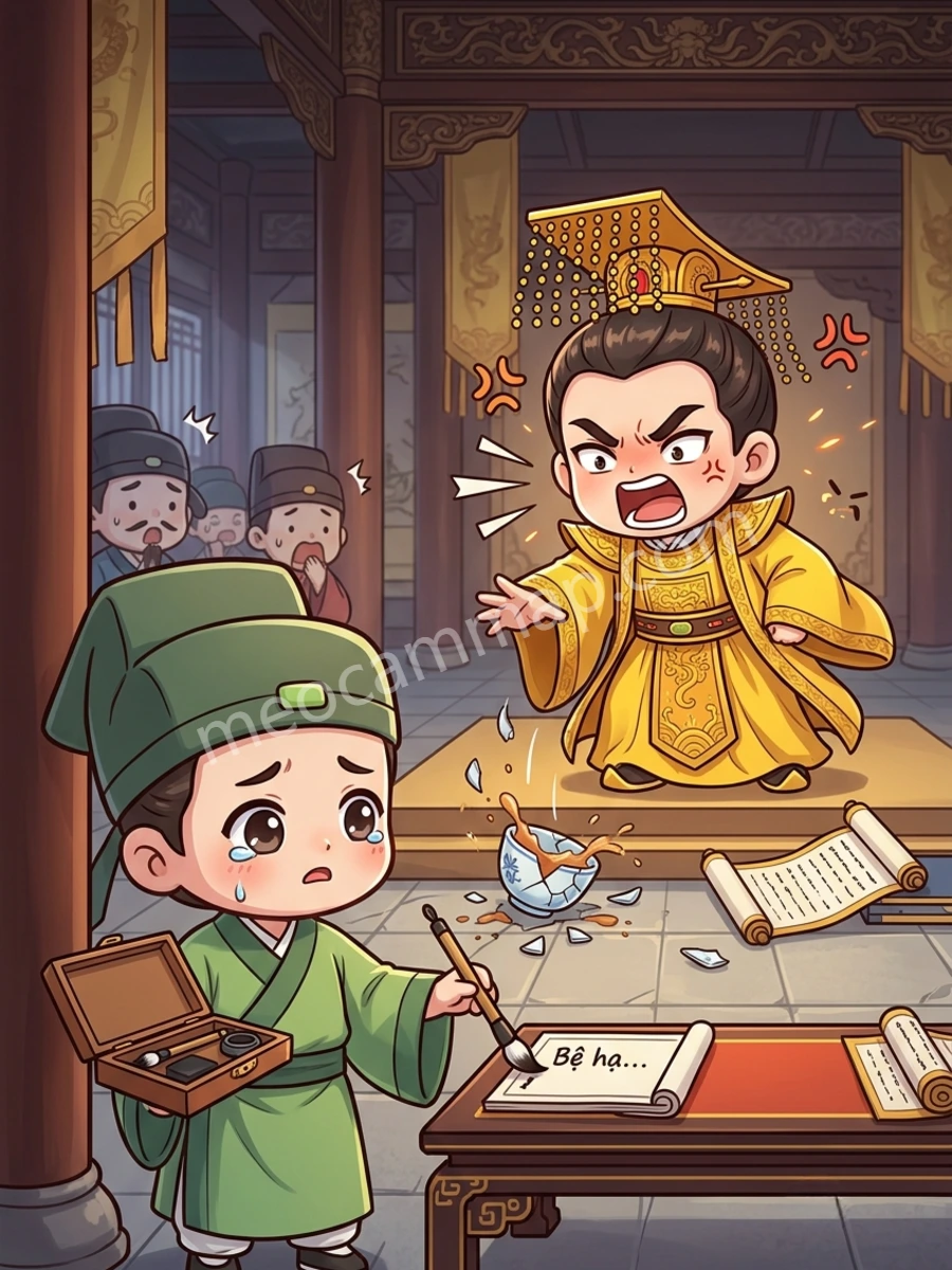 Nghề Của Thần Là Chép Lại Mọi Lời Bệ Hạ Nói. Đêm Ấy Bệ Hạ Nói Một Câu Giết Người, Thần Đặt Bút Xuống