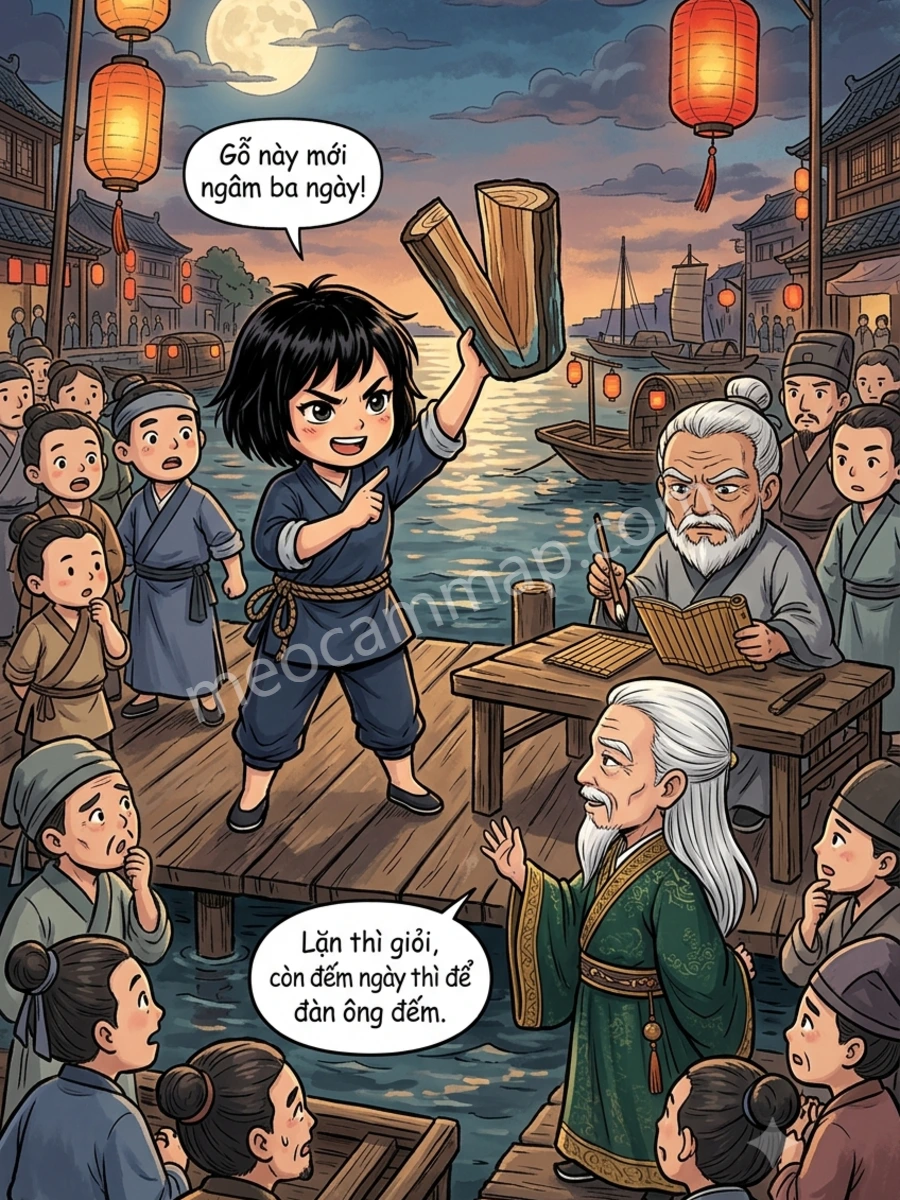 Cả Bến Khai Chuyến Hàng Ấy Chìm Đủ Bảy Ngày, Mảnh Ván Vớt Lên Từ Đáy Sông Nói Rằng Mới Ba