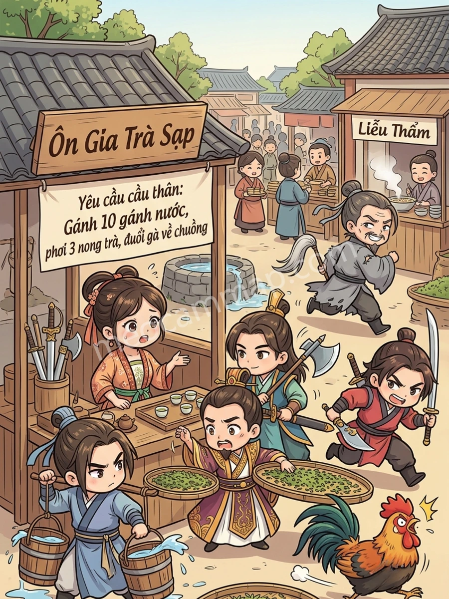 Cô Hàng Trà Chấn Giang Hồ