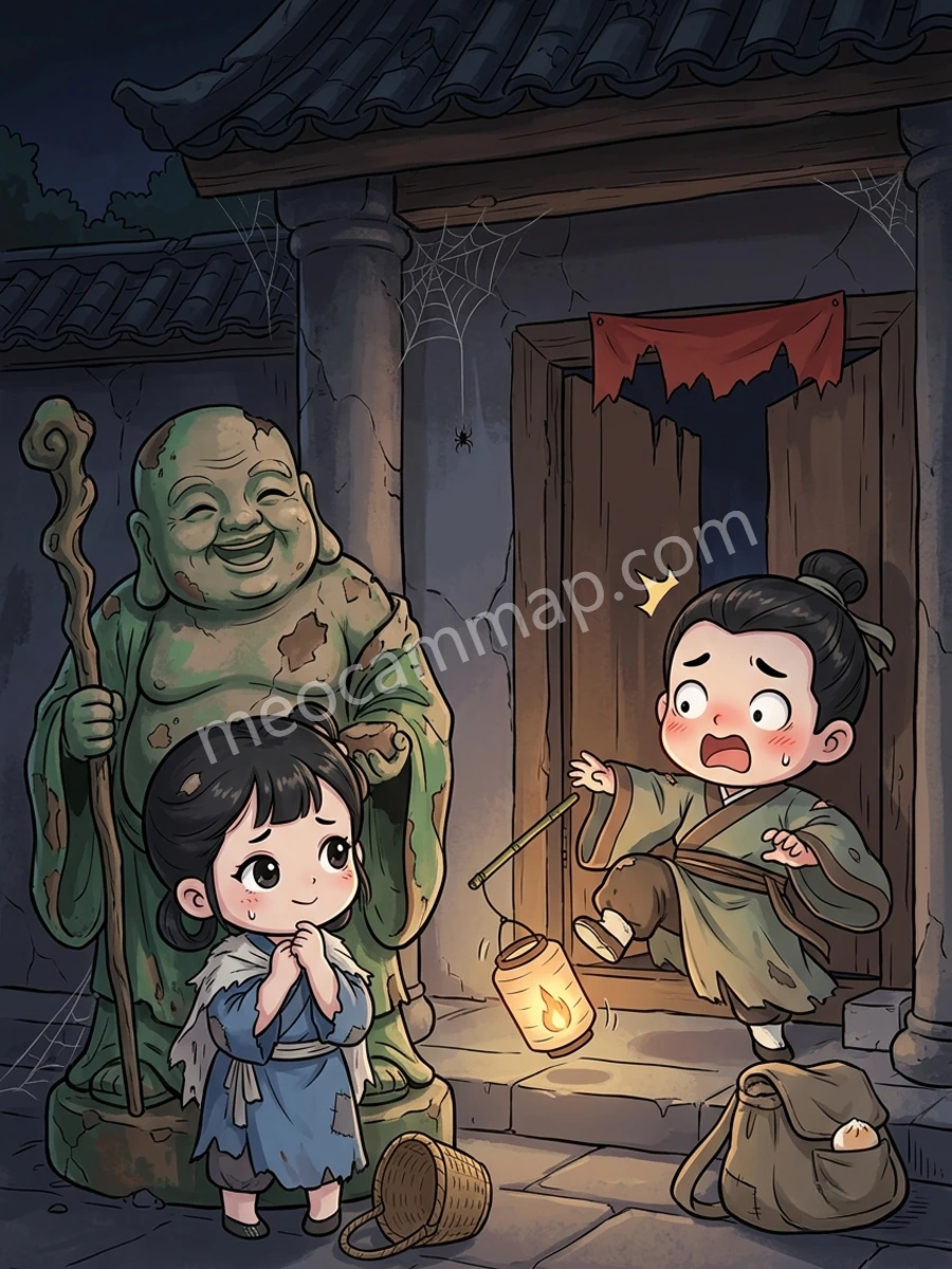 Nàng Giả Ma Trốn Trong Miếu, Thư Sinh Đến Sinh Cưới Ma