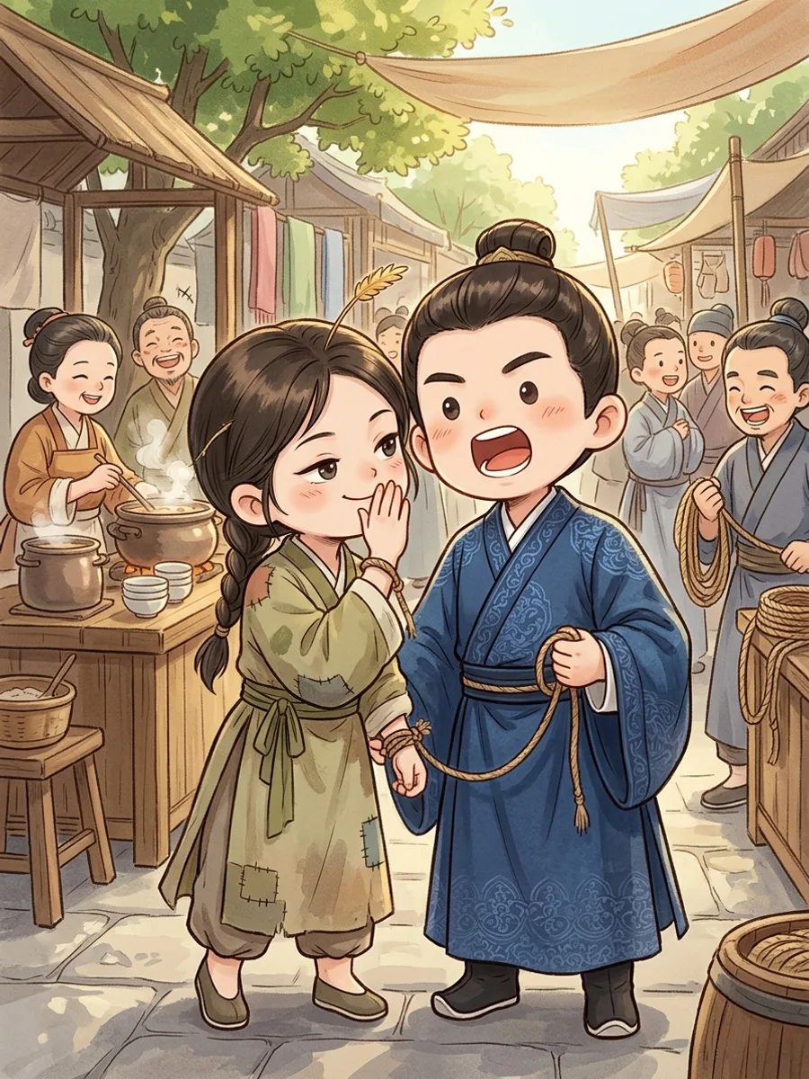 Phu Quân Ngốc Dắt Ta Ra Chợ Bán, Ta Dạy Hắn Rao Năm Trăm Lượng