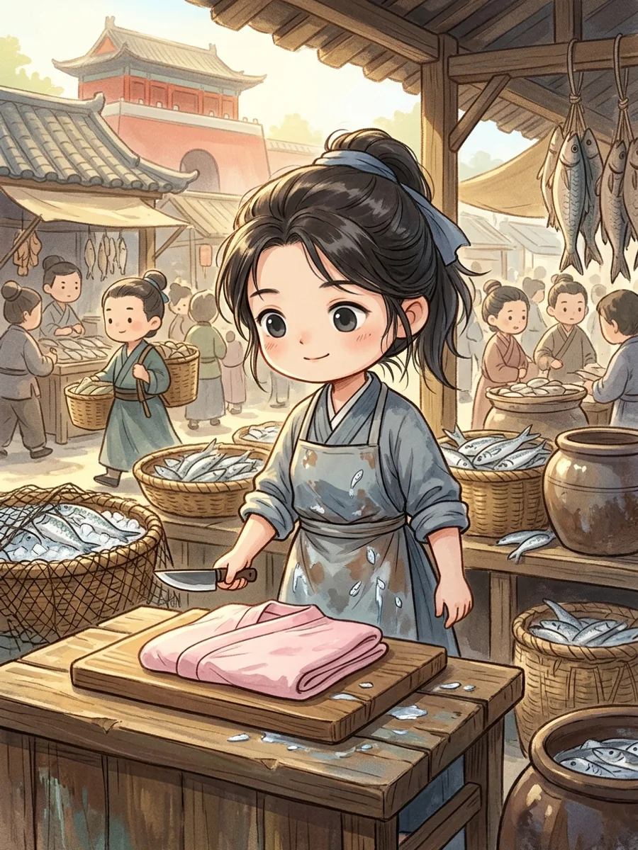 Bảy Tú Nữ Ra Khỏi Cung Bằng Chiếc Chiếu, Người Thứ Tám Là Con Bán Cá
