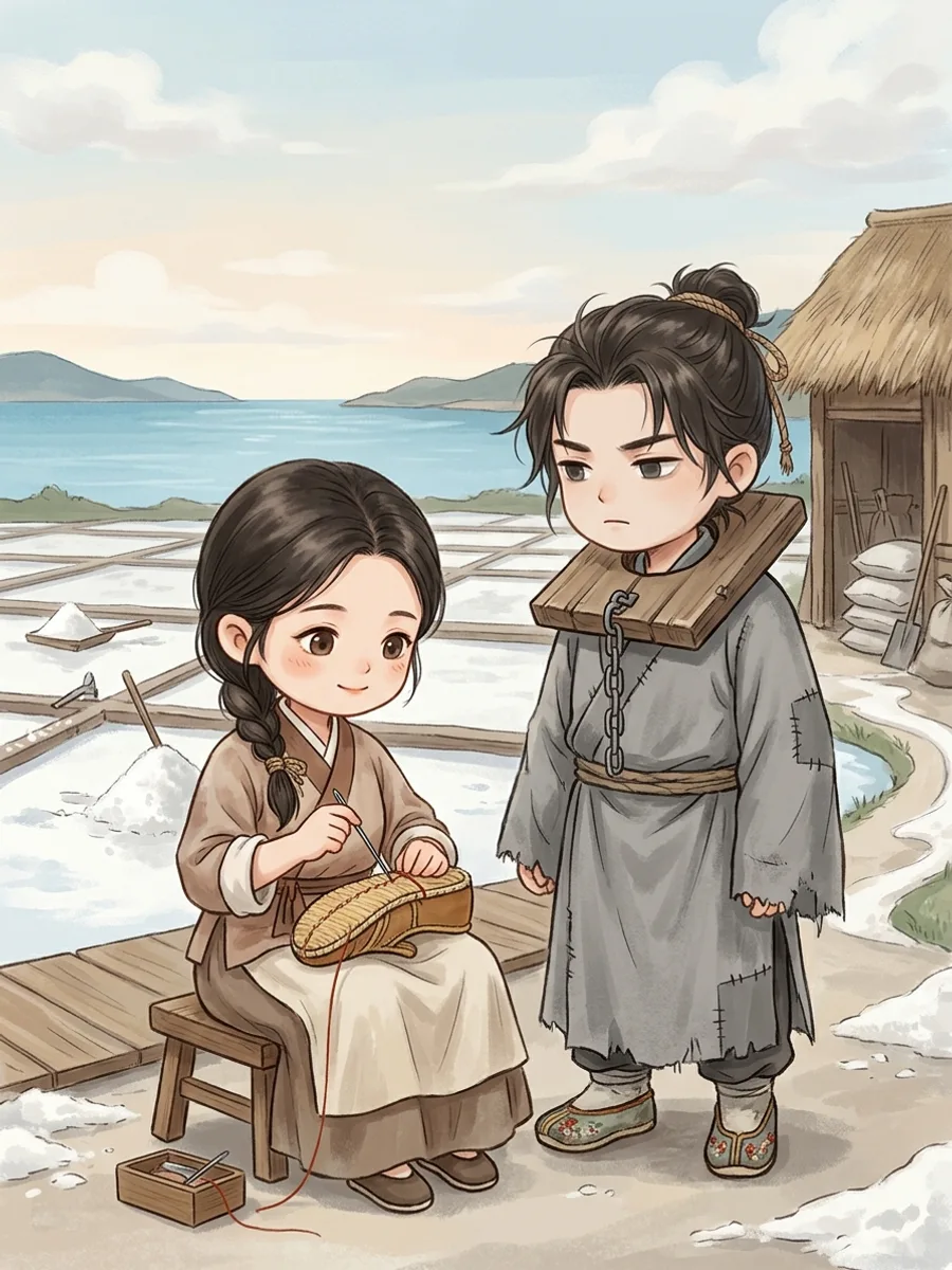 Phu Quân Bị Sung Ra Ruộng Muối, Đôi Giày Người Tình Tặng Hắn Là Ta Khâu Lấy Hai Lượng