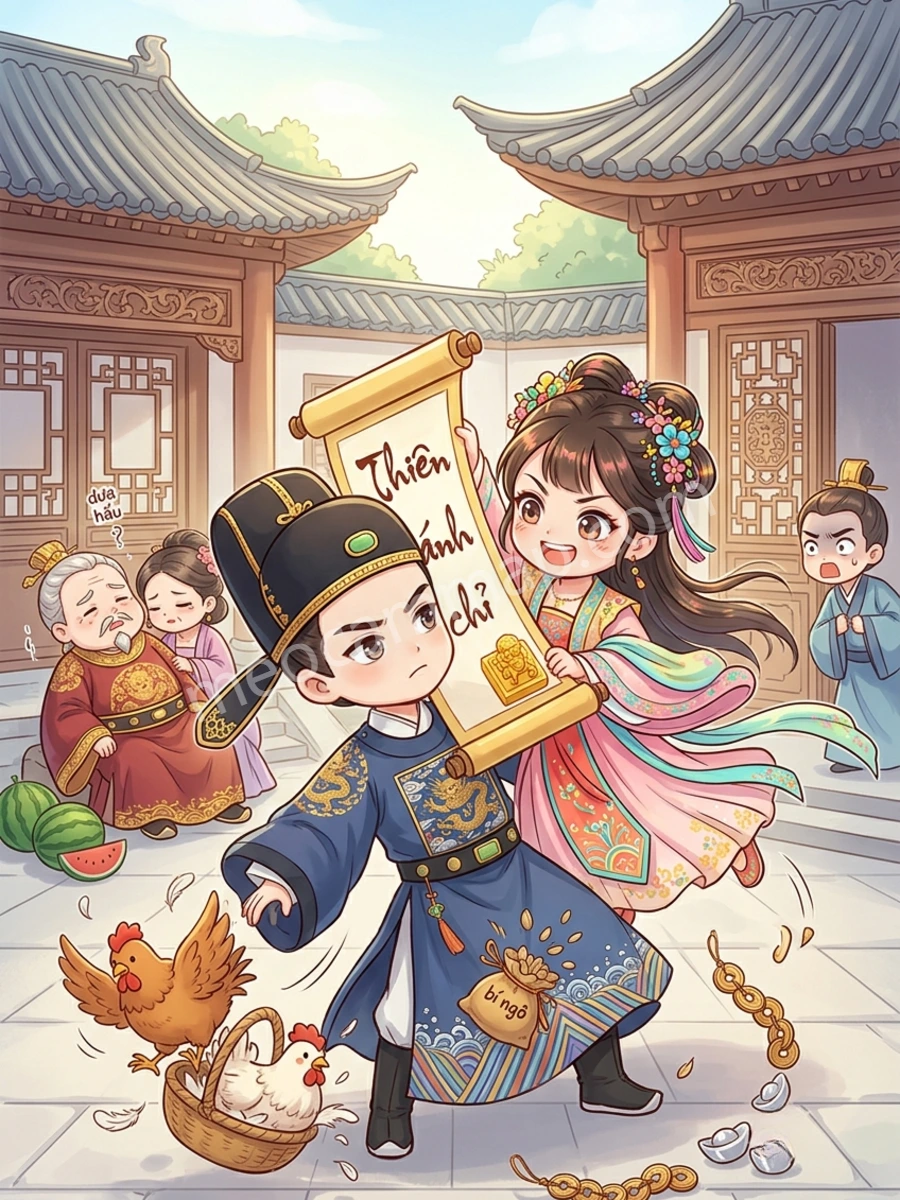 Ngự Sử Đàn Hặc Cha Ta Bốn Mươi Bảy Lần, Thánh Thượng Bắt Hắn Cưới Ta